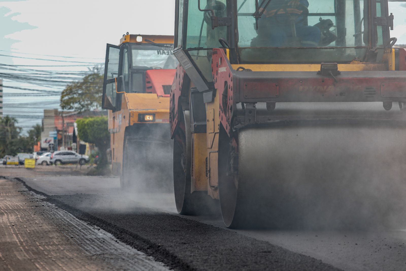 Obras na Avenida Tenreiro Aranha, região central